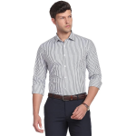 Men's Vertical Stripe Regular Fit Formal Shirt