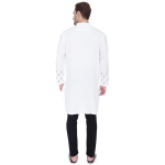 Ivory Heritage Angrakha Slub Cotton Collar Long Kurta