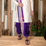 Haldi Celebration Embroidered Royal Ethnic Ensemble
