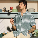 Printed Button Down Half Sleeve Casual Shirt