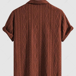 Stylish Cotton Linen Half Sleeve Shirt