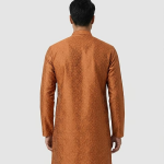 Royal Jacquard Textured Collar Full Sleeve Ensemble