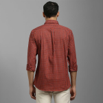 Men's Maroon Slim Fit Soft Finish Casual Shirt