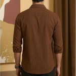 Men’s Solid Regular Fit Polyester Shirt