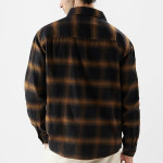 Mustard Plaid Relaxed Fit Casual Shirt