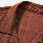 Stylish Cotton Linen Half Sleeve Shirt
