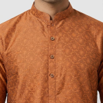 Royal Jacquard Textured Collar Full Sleeve Ensemble