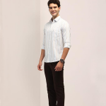 Crisp White Cotton Regular Fit Everyday Shirt